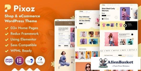 44345 Pixoz v1.0 - Fashion Shop & eCommerce WordPress Theme 