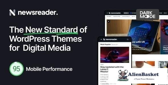 44892 Newsreader v1.0.10 - Revolutionary WordPress Theme for Digital Media 