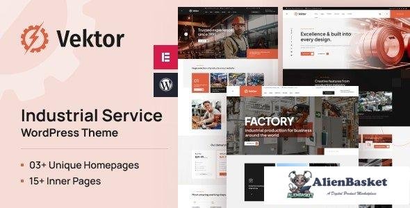 44432 Vektor v1.0.0 - Industrial Service WordPress Theme 