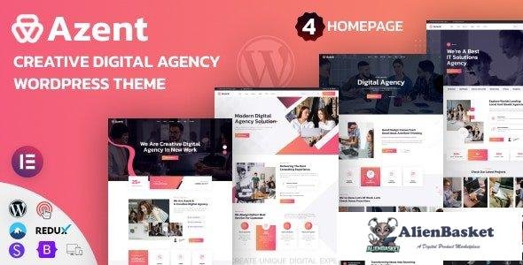 44431 Azent v1.0.0 - Creative Digital Agency WordPress Theme 