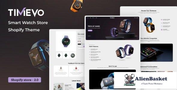 44486 Timevo v1.0 - Single Product Shop Landing Page Shopify Theme 