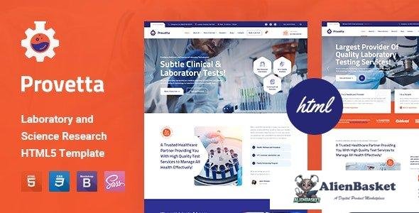 44554 Provetta – Laboratory & Science Research HTML5 Template 