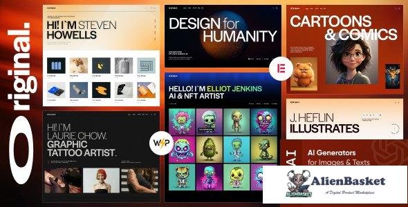 44701 Original v1.0 - Illustrator & Artist Portfolio WordPress Theme 