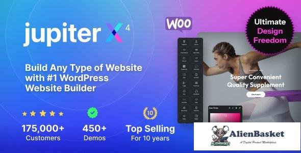 44761 JupiterX v4.7.8 - Website Builder For WordPress & WooCommerce 