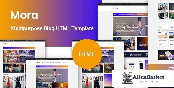 44805 Mora - Blog HTML Template 