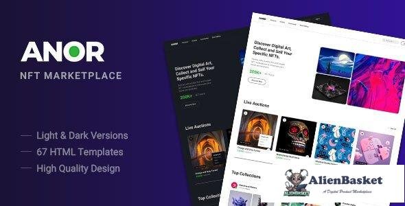 44810 Anor - NFT Marketplace HTML Template 