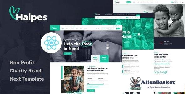 44837 Halpes - Non Profit Charity React Next Template 