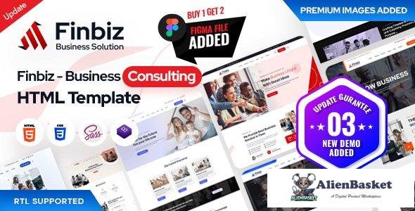 44852 Finbiz - Consulting Business HTML Template + RTL 