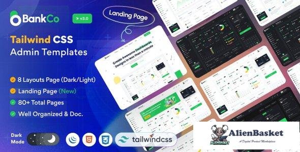 44855 Bankco - Tailwind CSS Admin Templates 