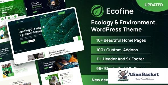 44936 Ecofine v1.1.2 - Ecology & Environment WordPress Theme 