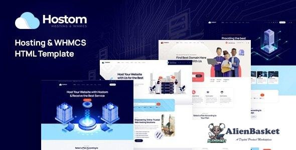 44949 Hostom - Web Hosting & WHMCS HTML Template 