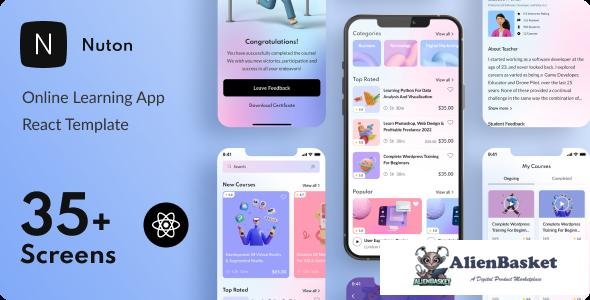 44962 Nuton – Online Learning React App - PWA 