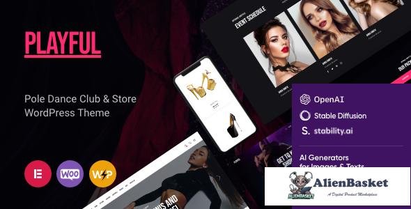 44982 Playful v1.1.9 - Pole Dance Night Club & Store WordPress Theme 