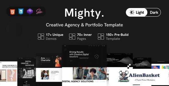 45083 Mighty - Creative Agency & Portfolio Showcase HTML Template 