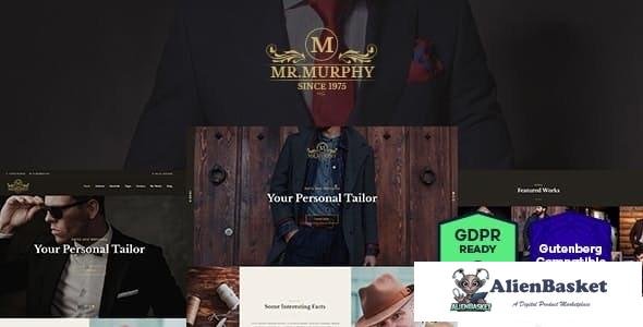 17433 Mr. Murphy v1.2 - Custom Dress Tailoring Clothing WordPress Theme 