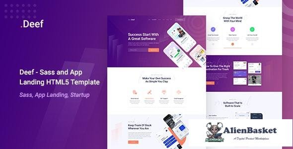 27705 Deef v1.0 - App Landing HTML5 Template 