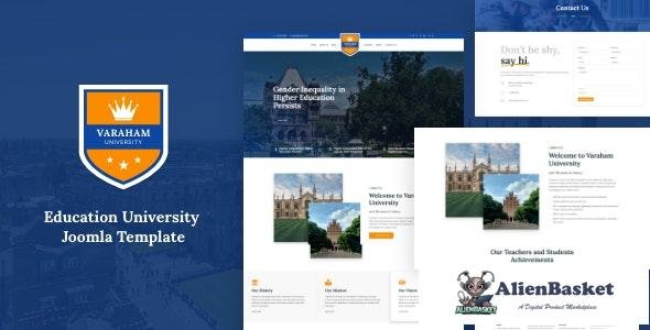 26685 Varaham v1.0 - Education University Joomla Template 