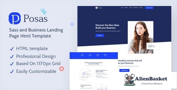 23502 Posas v1.0 - Saas Software Landing Page Template 