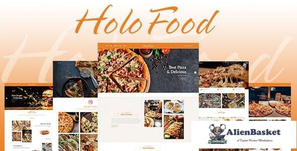 19706 HoloFood v1.0 - Fast Food & Restaurant Shopify Theme 