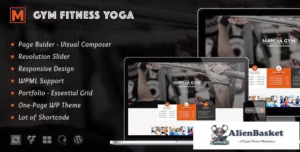 13804 Gym Fitness Yoga v1.8 - Maniva WordPress Theme 