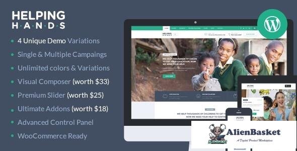 23481 HelpingHands v2.7.6 - Charity/Fundraising WordPress Theme 