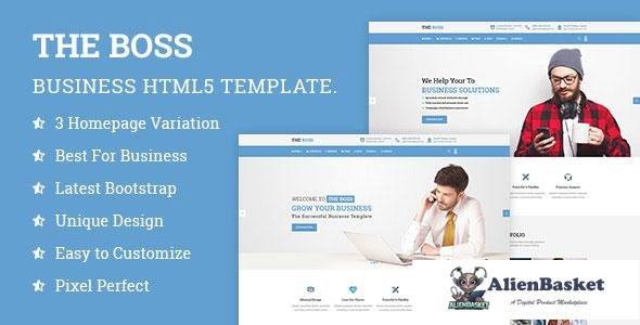 28072 The Boss v1.0 - Corporate & Business HTML Template 