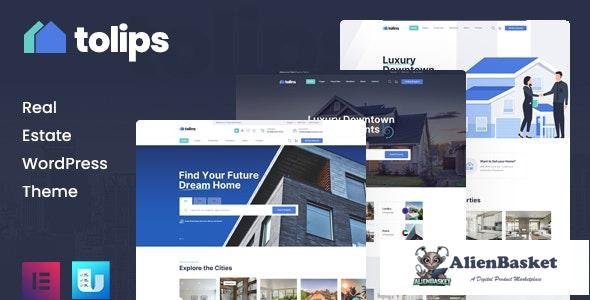 25303 Tolips v1.2.1 - Real Estate WordPress Theme 