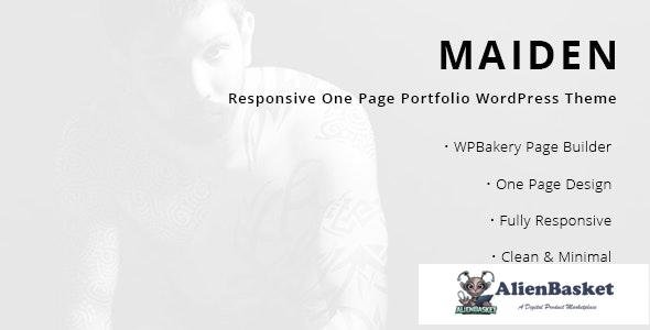 19023 Maiden v1.8 - Responsive One Page Portfolio WordPress Theme 