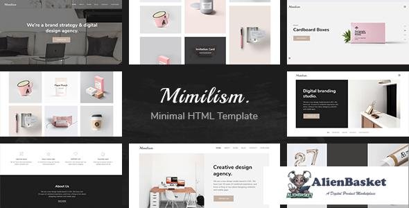 13023 Mimilism - Clean & Minimal Portfolio HTML Template 