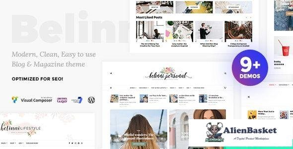 24304 Belinni v1.5.1 - Multi-Concept Blog / Magazine WordPress Theme 