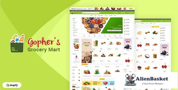 12825 Gopher's v1.1 - Grocery, Shopping Centre Shopify Theme 