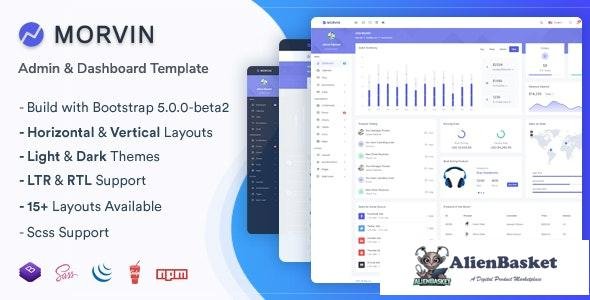 26079 Morvin v1.0 - Admin & Dashboard Template 