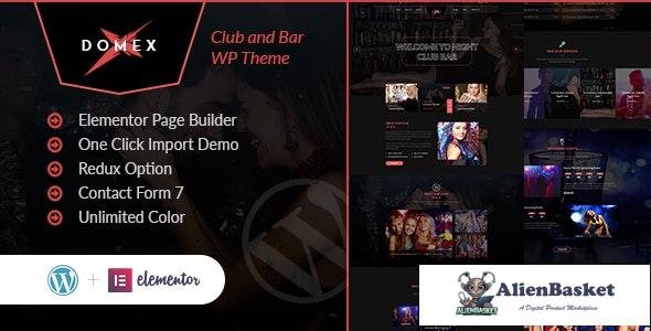 20008 Domex v1.0 - Night Club WordPress Theme 