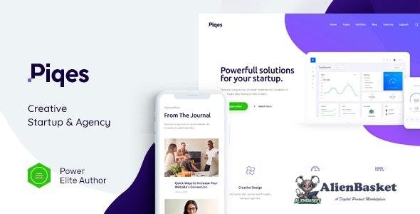 41460 Piqes v1.0.10 - Creative Startup & Agency WordPress Theme 