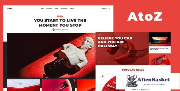 27186 AtoZ v1.0 - Blog and Magazine HTML Template 