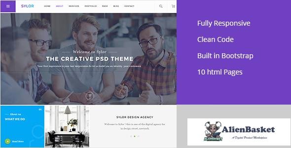 11787 Sylor - Agency/Portfolio HTML Template 