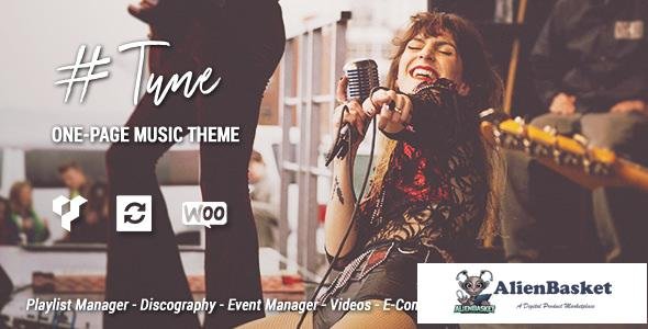 24886 Tune v2.2.2 - One-Page Music WordPress Theme 