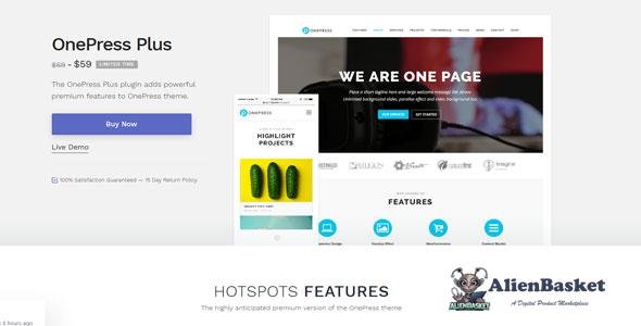 19214 OnePress Plus v2.1.8 - WordPress Theme 