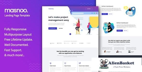 15319 Masnoo - Multipurpose Landing Page Template 