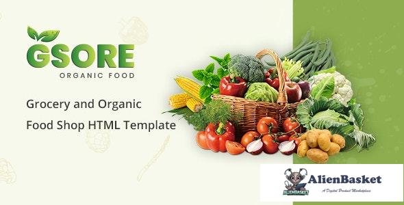 23461 Gsore v1.0 - Grocery and Organic Food Shop HTML Template 