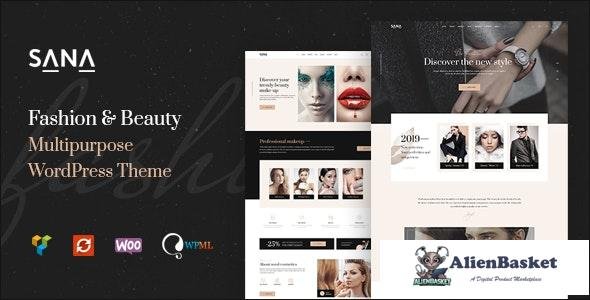 18833 Sana v1.3.3 - Fashion Stylist, Beauty Salon and Makeup Artist WordPress Theme 