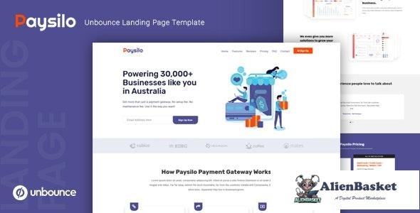 25059 Paysilo v1.0 - Responsive Unbounce Landing Page Template 