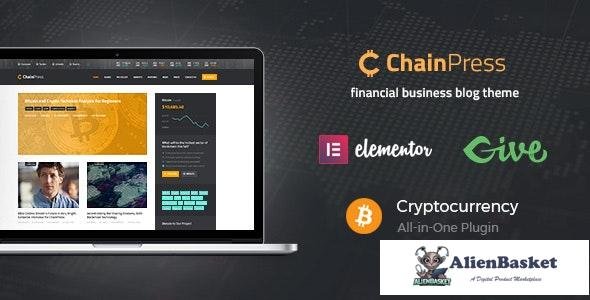 18922 ChainPress v1.0.1 - Financial WordPress Business Blog Theme 