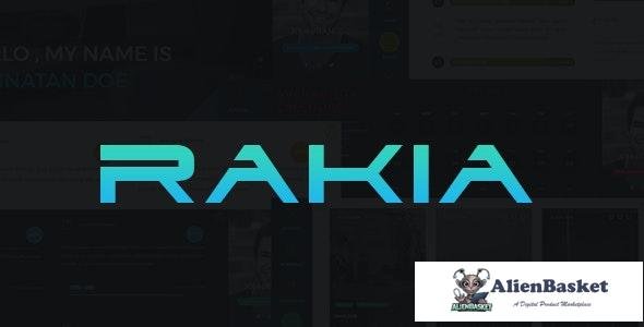 25041 RAKIA v1.0 - Responsive Vcard / Resume Template 