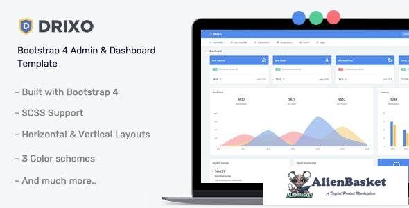 17140 Drixo v1.0 - Admin & Dashboard Template 