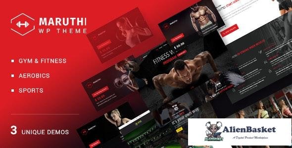 44979 Maruthi Fitness v3.0 - Fitness Center WordPress Theme 