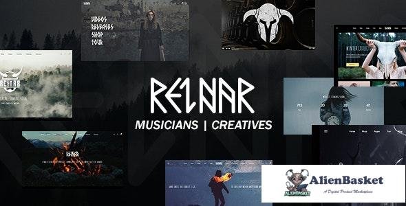 24580 Reinar v1.2.7 - A Nordic Inspired Music and Creative WordPress Theme 