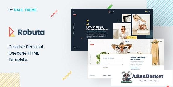 20240 Robuta v1.0 - Personal Onepage HTML Template 