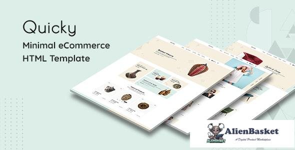 20963 Quicky v1.0 - Minimal eCommerce HTML Template 
