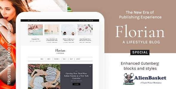 23155 Florian v1.4 - Responsive Personal WordPress Blog Theme 